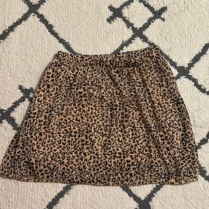 Cheetah print skirt- size M